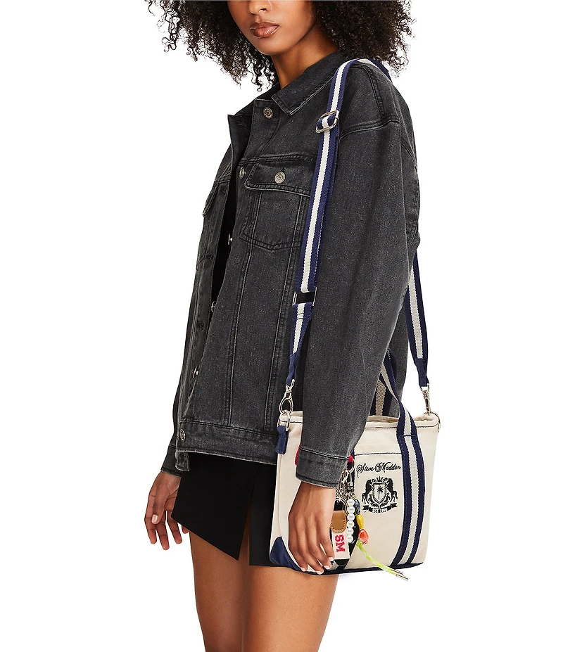 Steve Madden College Mini Canvas Tote Bag