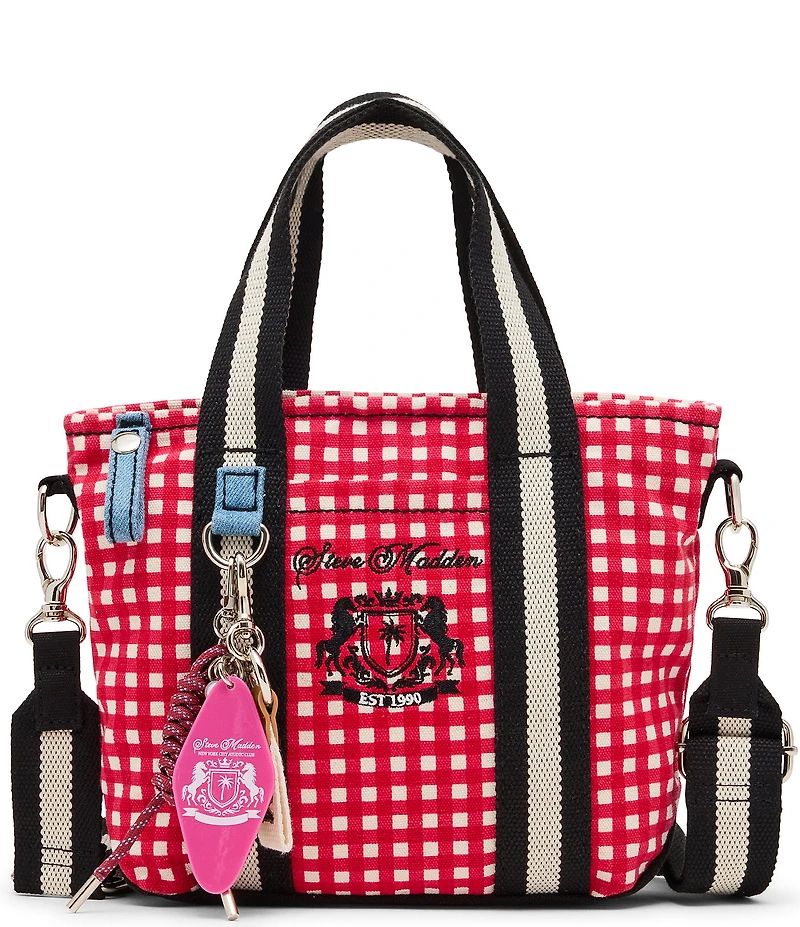 Steve Madden College Mini Canvas Tote Bag