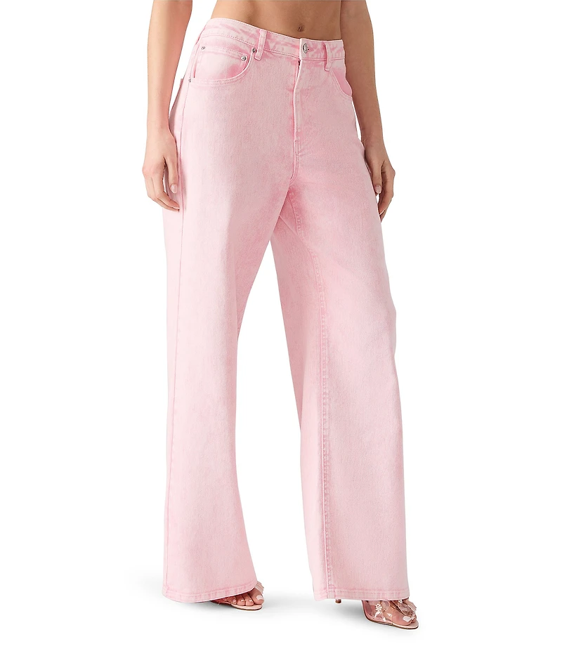 Steve Madden Coordinating Relaxed Baggy Wide Leg Jeans