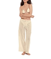 Steve Madden Cozy Crochet Cargo Pants Swim Cover-Up
