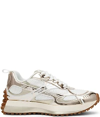 Steve Madden Cyclone Metallic Mesh Low Top Sneakers