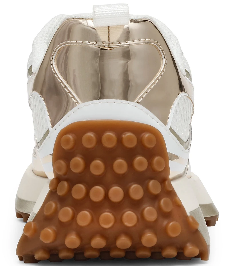 Steve Madden Cyclone Metallic Mesh Low Top Sneakers