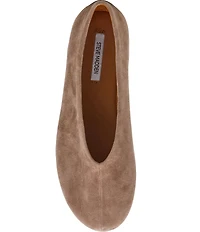 Steve Madden Cyntra Suede High Vamp Ballet Flats