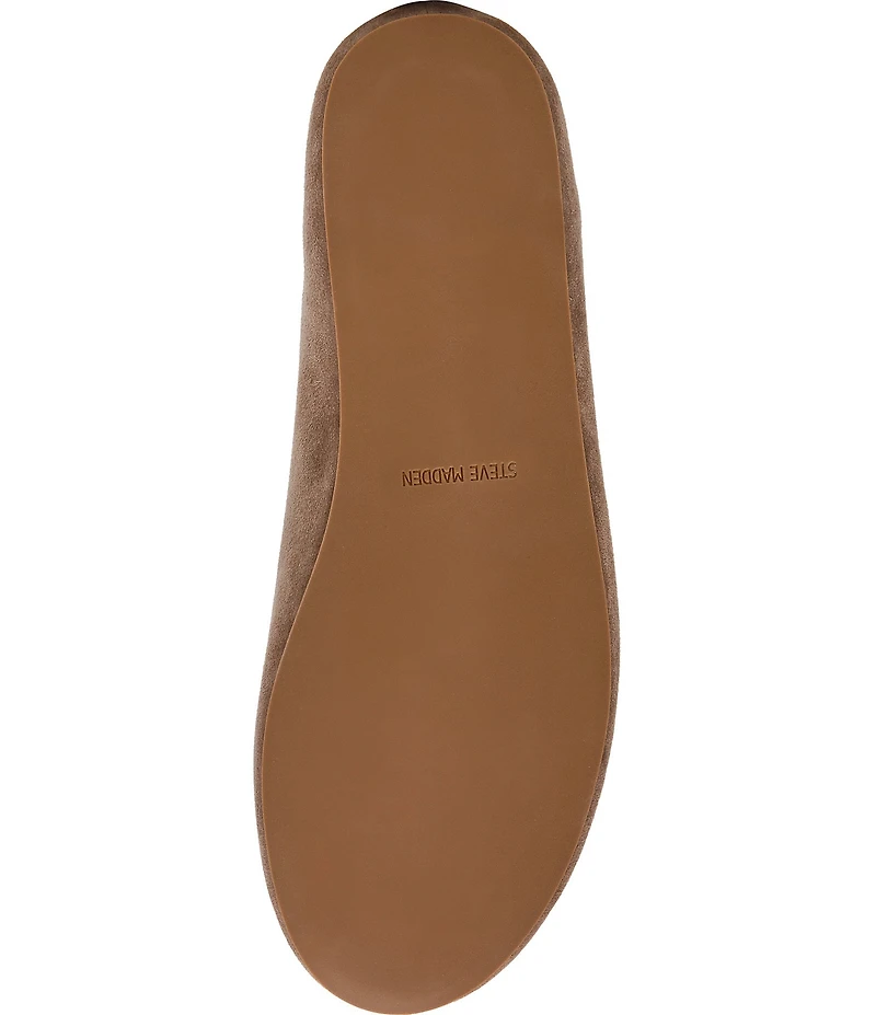 Steve Madden Cyntra Suede High Vamp Ballet Flats