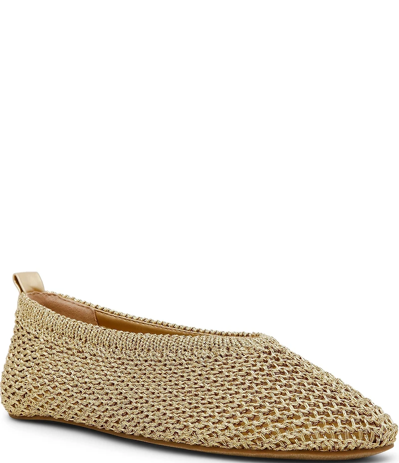 Steve Madden Cyntra Woven High Vamp Ballet Flats
