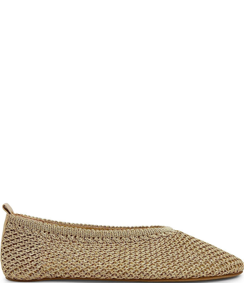 Steve Madden Cyntra Woven High Vamp Ballet Flats