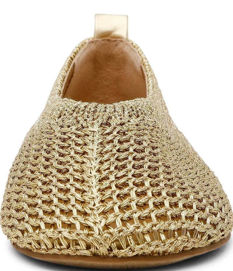 Steve Madden Cyntra Woven High Vamp Ballet Flats