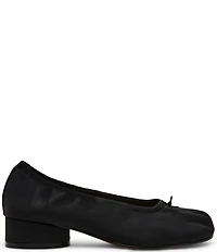 Steve Madden Cyra Satin Split Toe Ballet Pumps