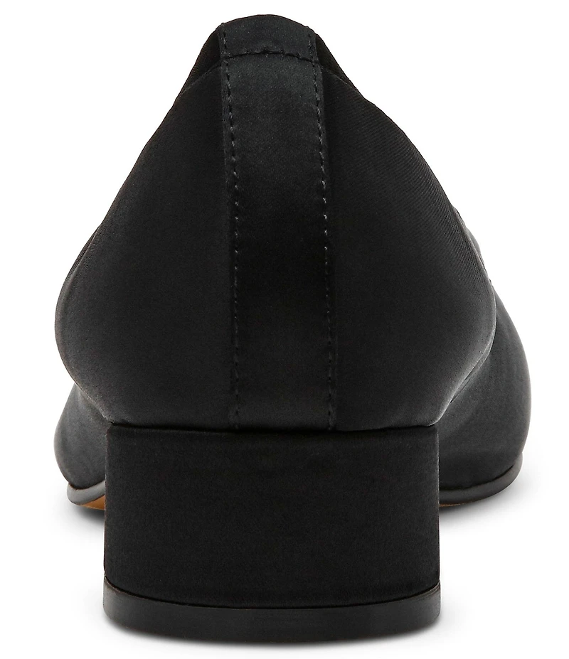 Steve Madden Cyra Satin Split Toe Ballet Pumps