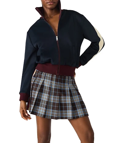 Steve Madden Daisy Colorblock Long Sleeve Jacket