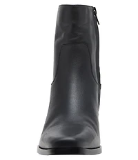 Steve Madden Daney Leather Block Heel Ankle Booties