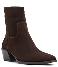 Steve Madden Daney Suede Block Heel Ankle Booties