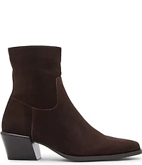 Steve Madden Daney Suede Block Heel Ankle Booties
