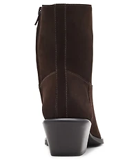 Steve Madden Daney Suede Block Heel Ankle Booties