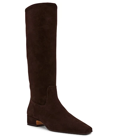 Steve Madden Dantelle Suede Block Heel Tall Boots