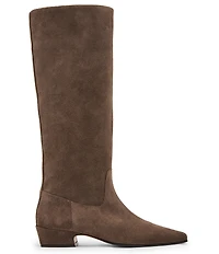 Steve Madden Dantelle Suede Block Heel Tall Boots