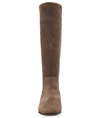 Steve Madden Dantelle Suede Block Heel Tall Boots