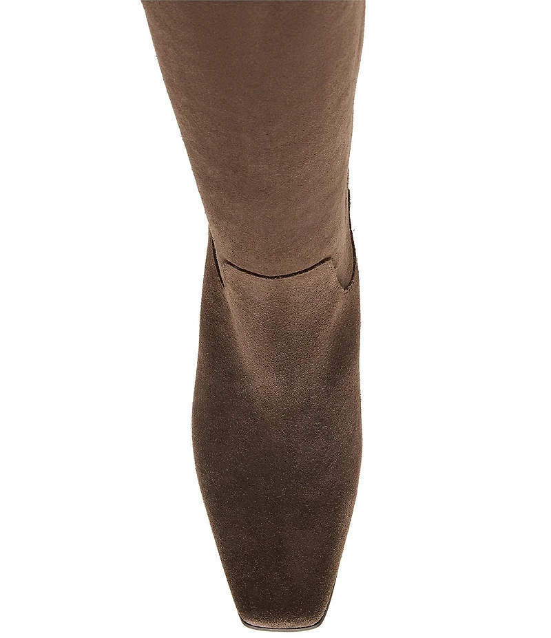 Steve Madden Dantelle Suede Block Heel Tall Boots