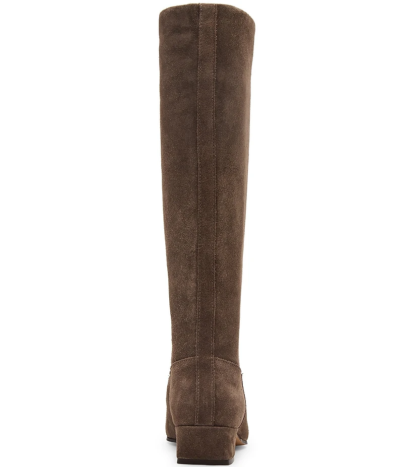 Steve Madden Dantelle Suede Block Heel Tall Boots