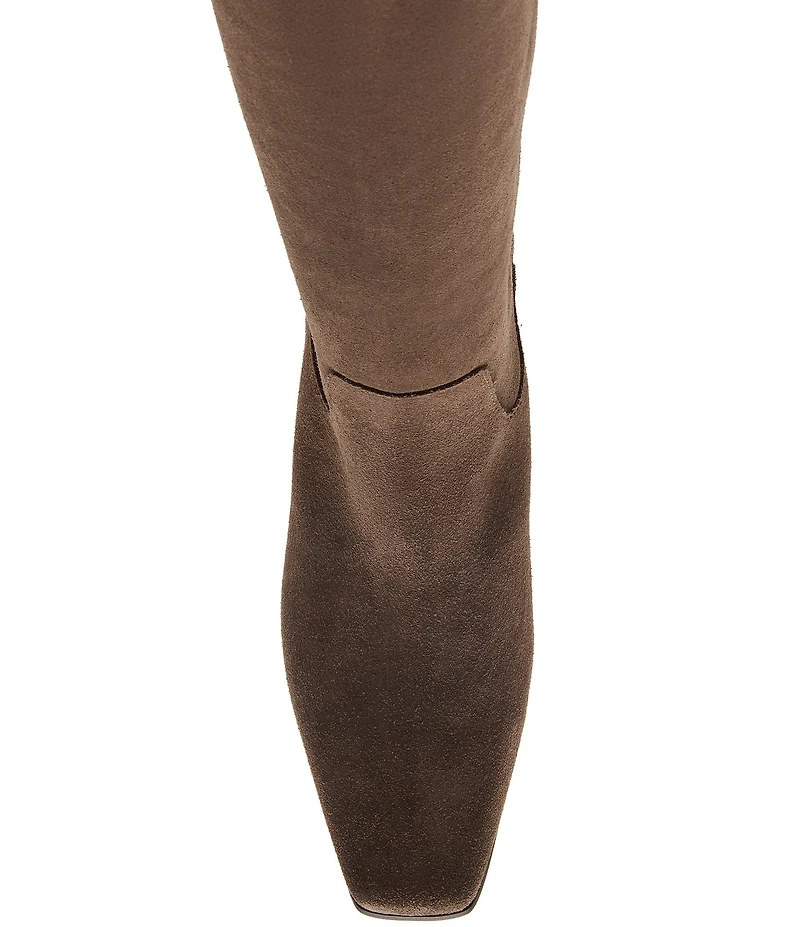 Steve Madden Dantelle Suede Block Heel Tall Boots