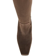 Steve Madden Dantelle Suede Block Heel Tall Boots