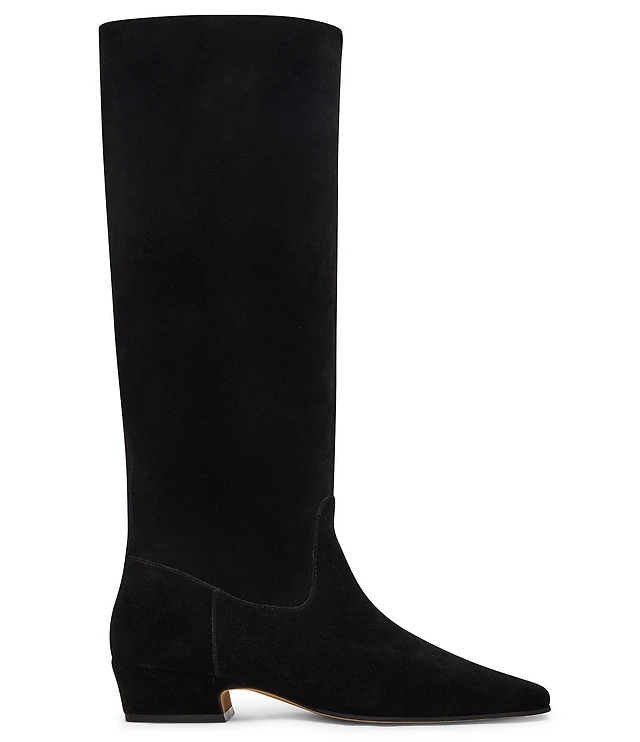 Steve Madden Dantelle Suede Block Heel Tall Boots at CoolSprings