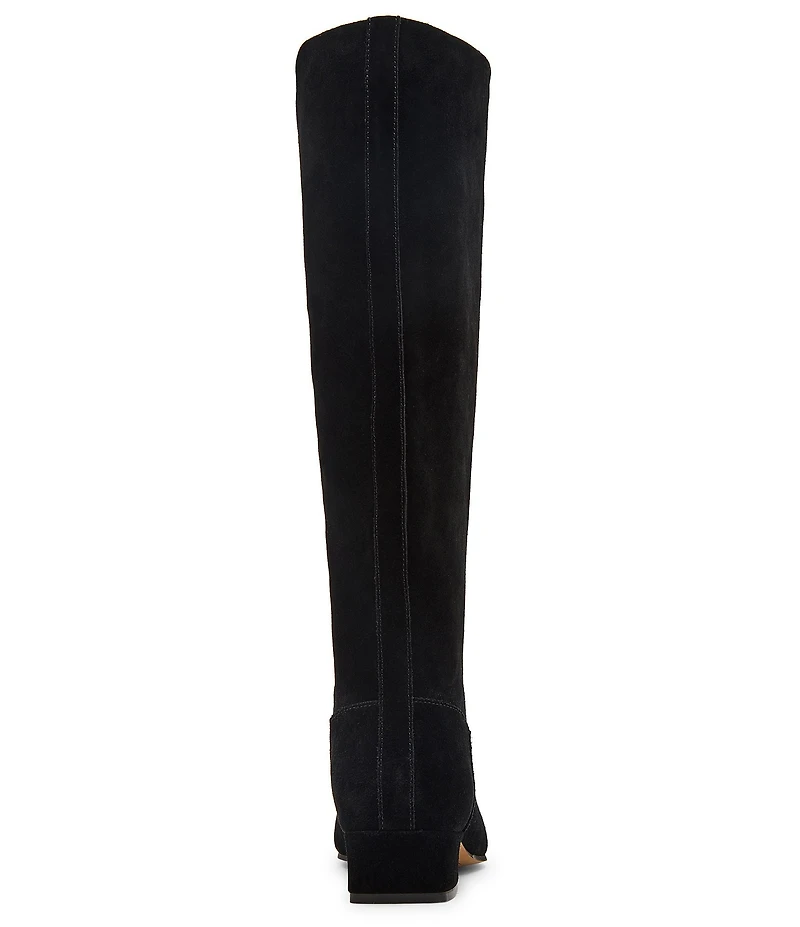 Steve Madden Dantelle Suede Block Heel Tall Boots