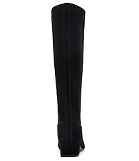 Steve Madden Dantelle Suede Block Heel Tall Boots