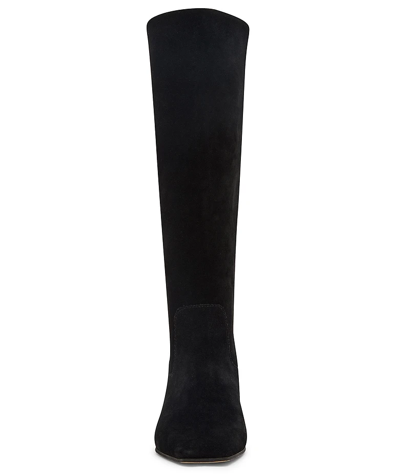 Steve Madden Dantelle Suede Block Heel Tall Boots