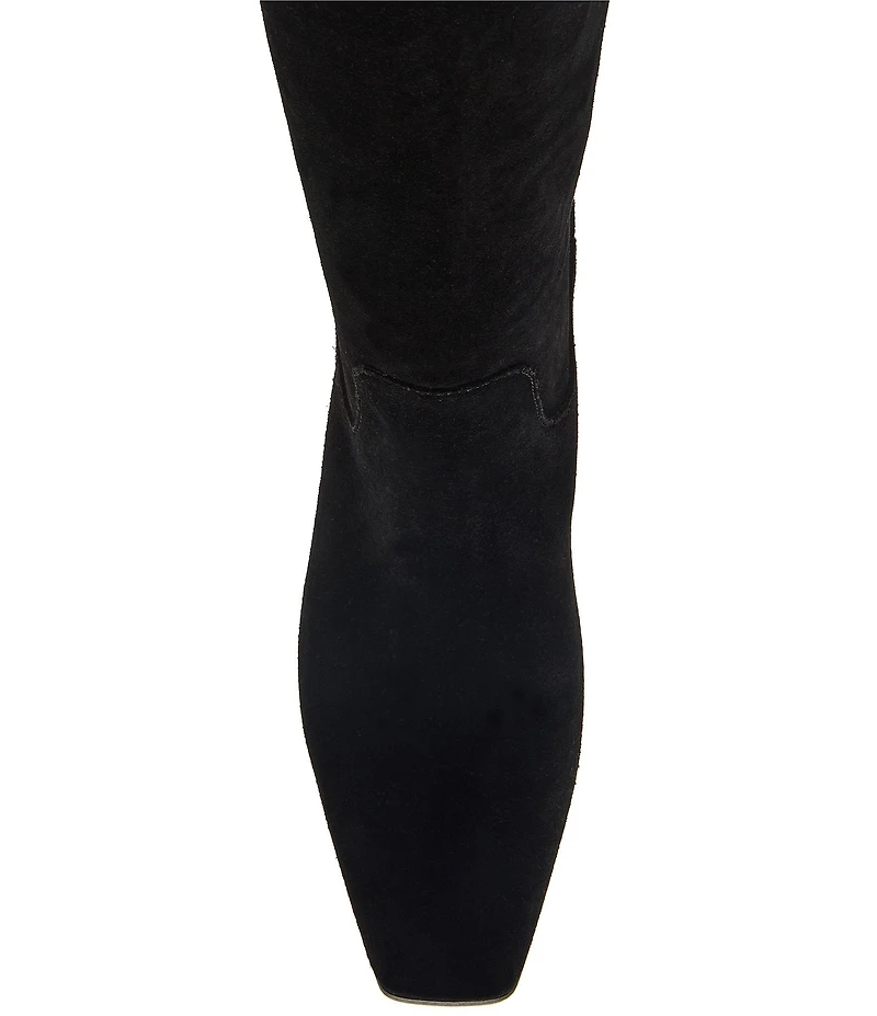 Steve Madden Dantelle Suede Block Heel Tall Boots