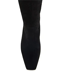 Steve Madden Dantelle Suede Block Heel Tall Boots