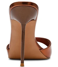 Steve Madden Davina Metallic Stiletto Dress Slide Sandals