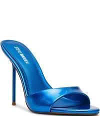 Steve Madden Davina Metallic Stiletto Dress Slide Sandals