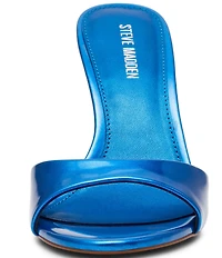 Steve Madden Davina Metallic Stiletto Dress Slide Sandals
