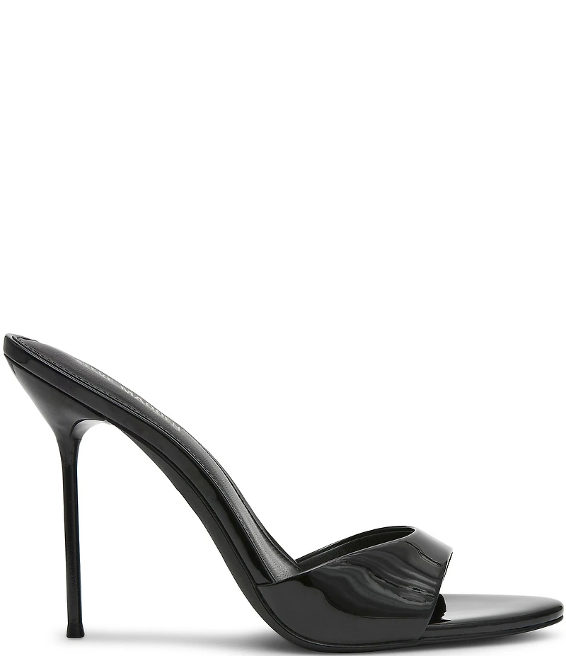 Steve Madden Davina Patent Stiletto Dress Slide Sandals