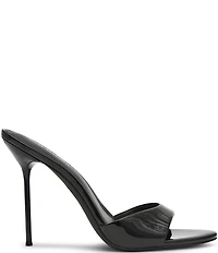 Steve Madden Davina Patent Stiletto Dress Slide Sandals