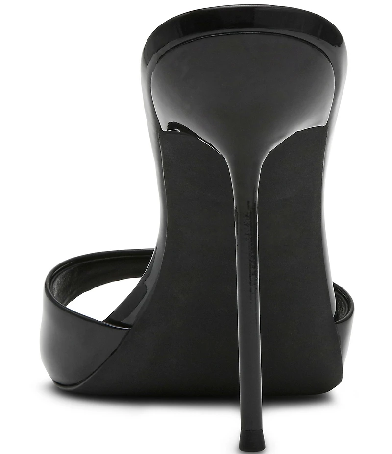 Steve Madden Davina Patent Stiletto Dress Slide Sandals
