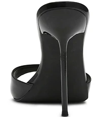 Steve Madden Davina Patent Stiletto Dress Slide Sandals