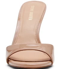 Steve Madden Davina Patent Stiletto Dress Slide Sandals