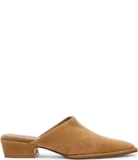 Steve Madden Dessa Suede Block Heel Mules