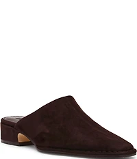 Steve Madden Dessa Suede Block Heel Mules