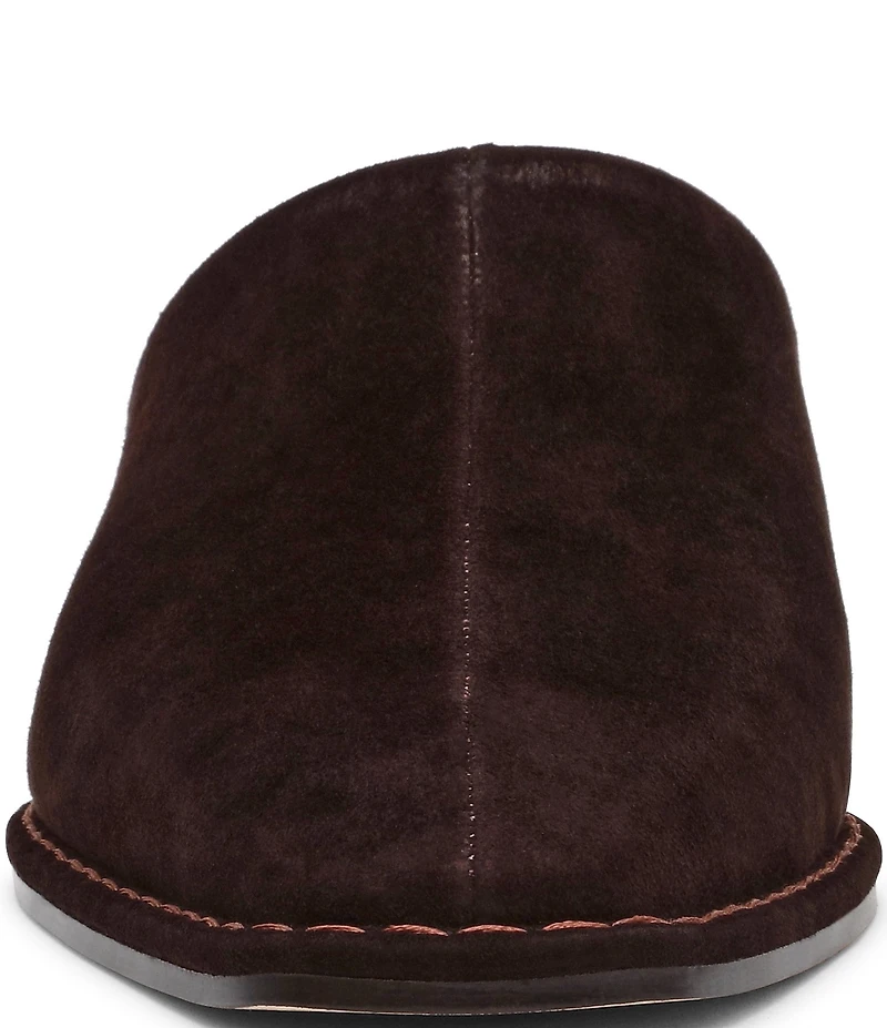 Steve Madden Dessa Suede Block Heel Mules