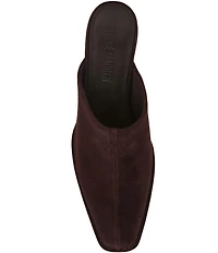 Steve Madden Dessa Suede Block Heel Mules