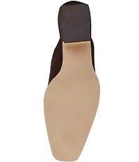 Steve Madden Dessa Suede Block Heel Mules