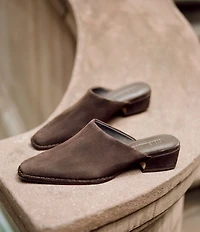 Steve Madden Dessa Suede Block Heel Mules