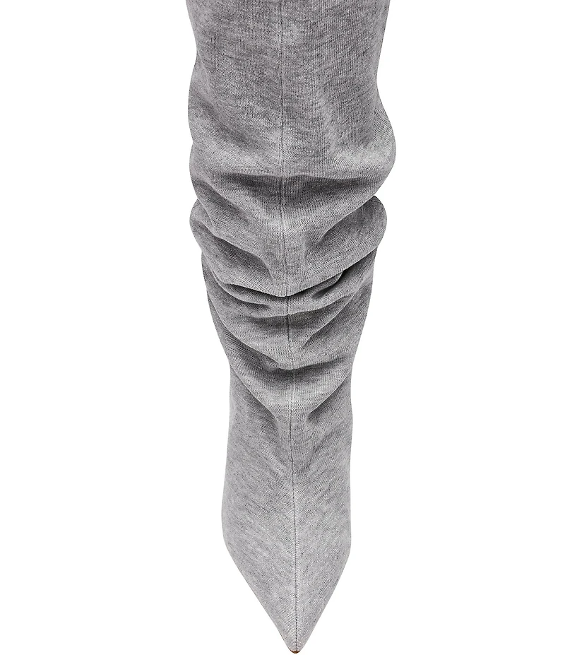 Steve Madden Distortion Scrunched Knee High Wedge Boots