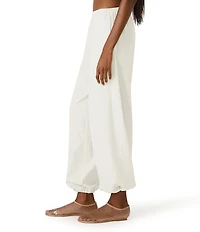Steve Madden Divinia High-Rise Pull-On Linen Balloon Pants