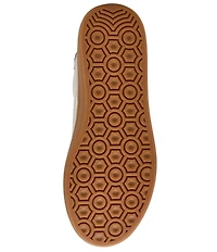 Steve Madden Dodge Suede and Leather Leopard Accent Gum Sole Platform Sneakers