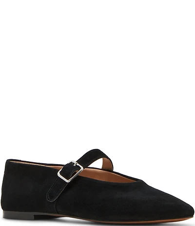 Steve Madden Dreaming-S Suede Mary Jane Ballet Flats