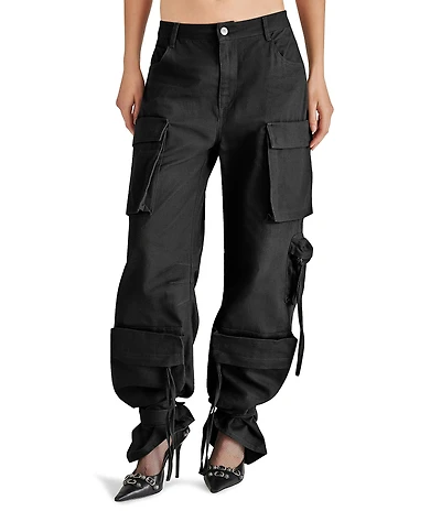 Steve Madden Duo Mid Rise Oversized Cargo Pants